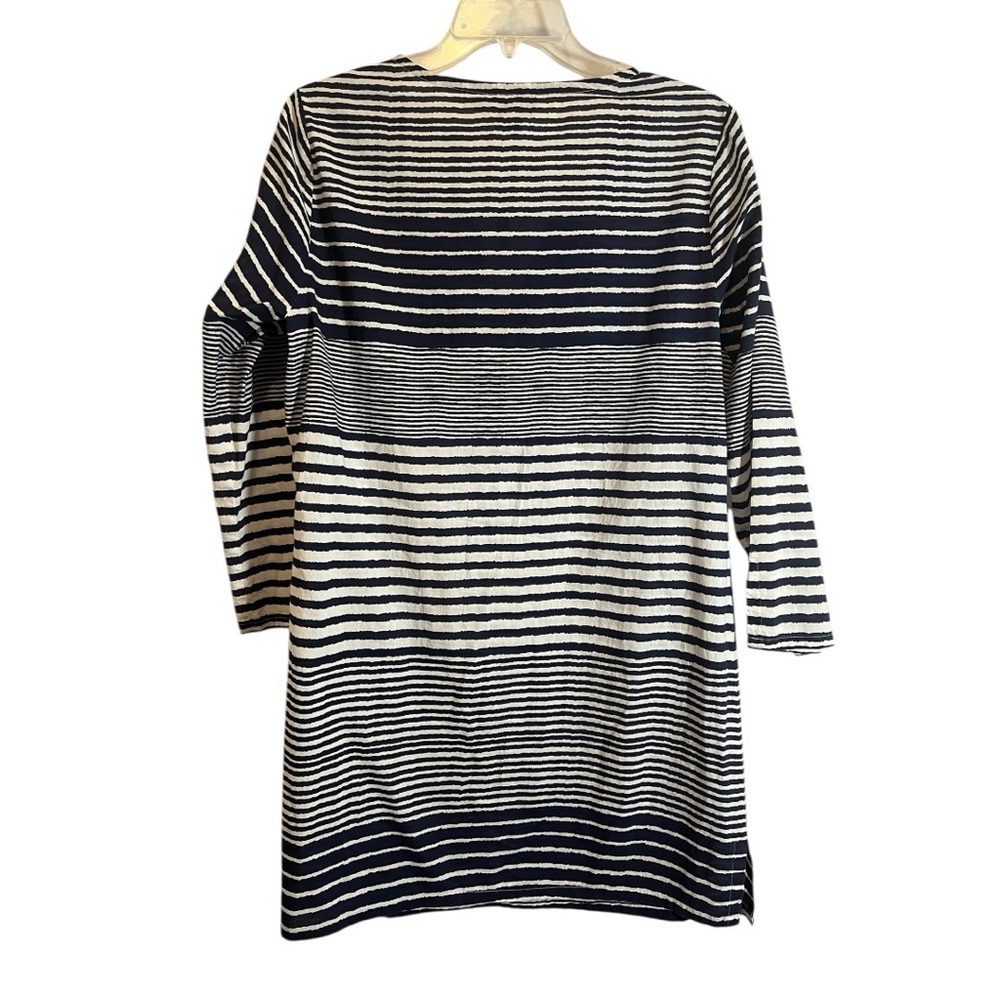Vineyard Vines Navy Blue & White Cotton Dress Size Medium - Picture 3 of 3